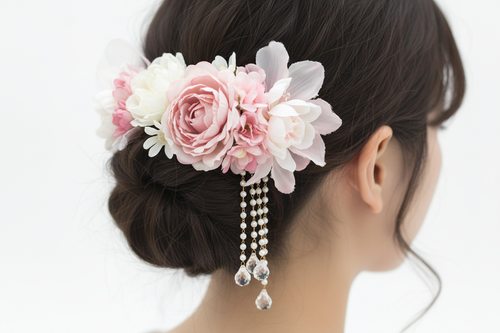 Romantic Floral Hair Clip - product shot